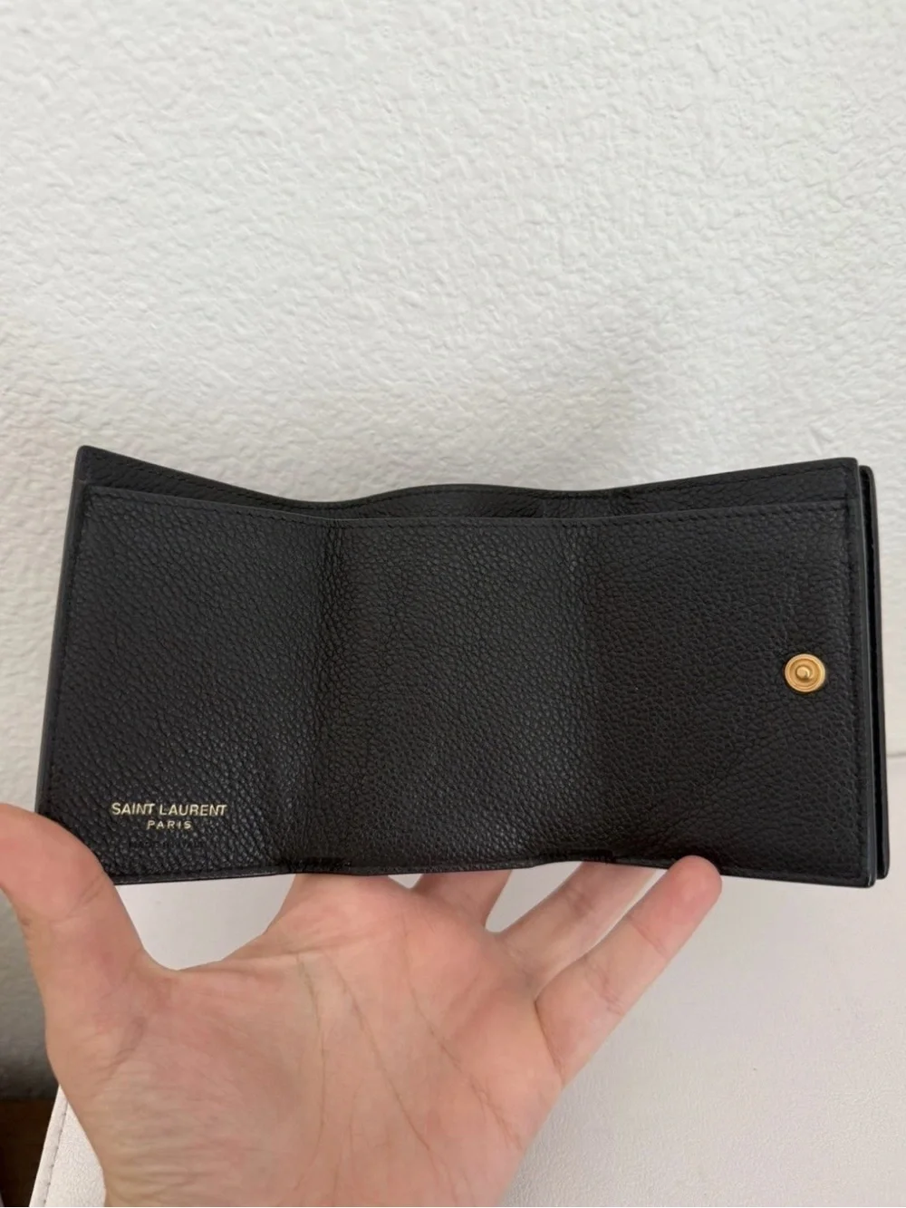 ✅AUTH✅NEW YSL BLACK WALLET